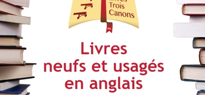 Accredited English Bookstore Livres Trois Canons Looking Forward To Next Chapter