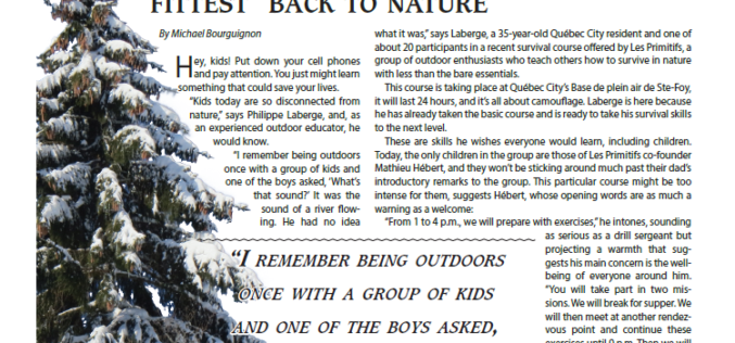 Les Primitifs se retournent vers la survie en nature