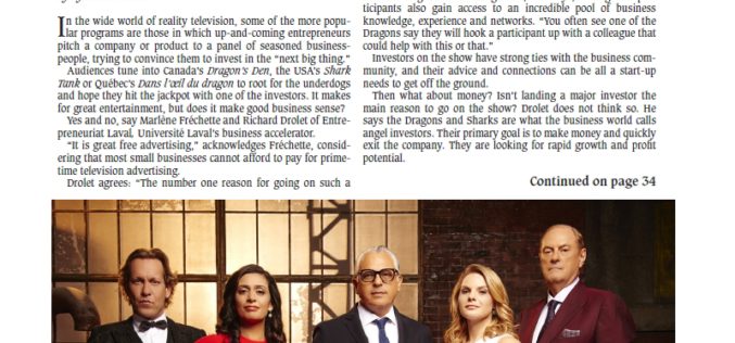 Business Feature: What’s in the Dragon’s Den?