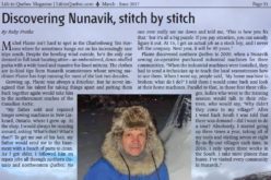 Discovering Nunavik, stitch by stitch