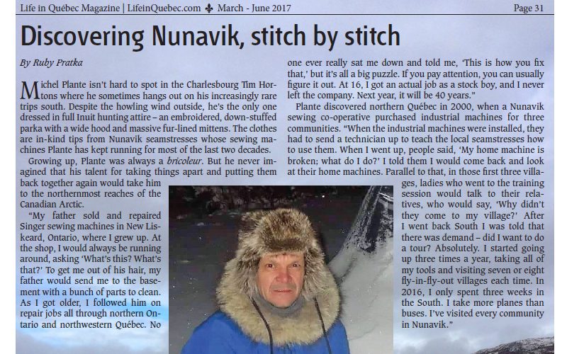 Discovering Nunavik, stitch by stitch