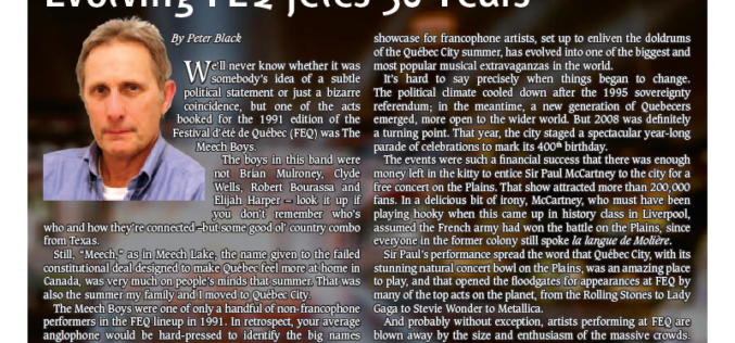 Peter Black: Evolving FEQ fêtes 50 years