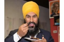 Luscious mane: Jagmeet Singh boasts of his hair