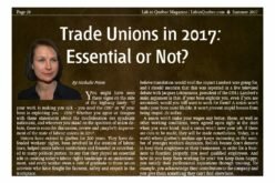 Trade Unions in 2017: Still the So-so-so-solution to Workplace Woes?