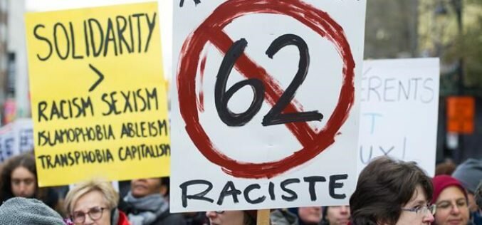 Montrealers protest against racism and Quebec’s religious neutrality bill