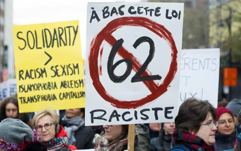Montrealers protest against racism and Quebec’s religious neutrality bill