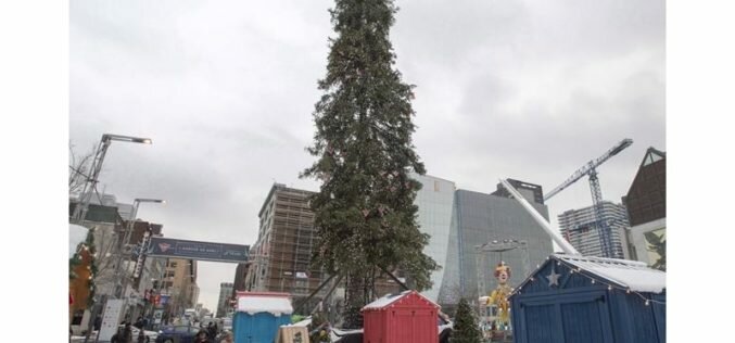 Montreal’s ugly Christmas tree inspires holiday-themed village of imperfections
