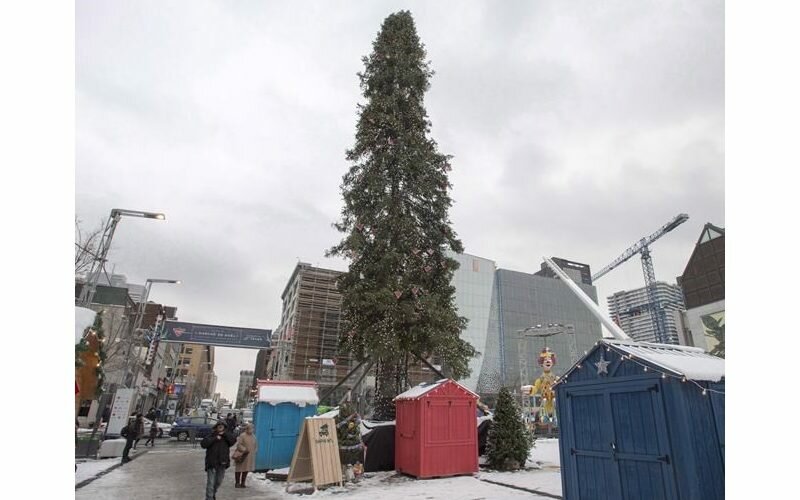 Montreal’s ugly Christmas tree inspires holiday-themed village of imperfections