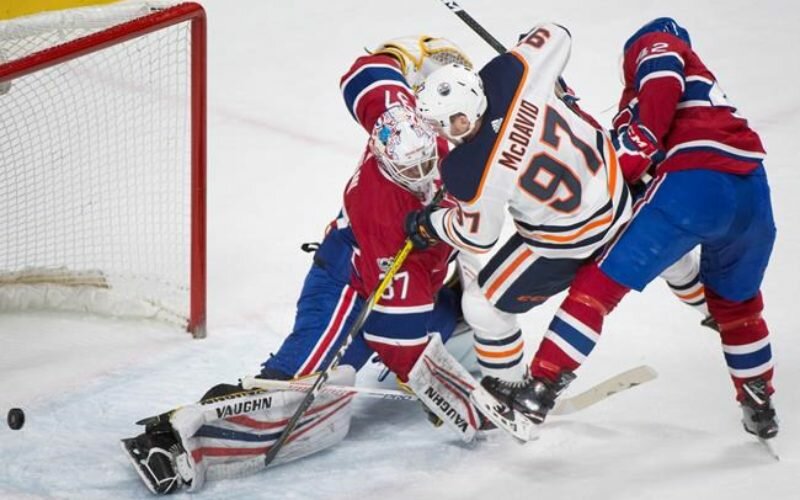 Khaira scores twice as Oilers chase Price, rout struggling Canadiens 6-2