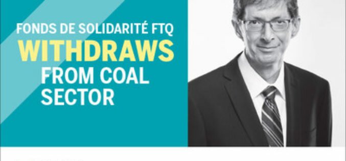 Fonds de solidarité FTQ Launches Energy Transition Plan Respectful of Workers