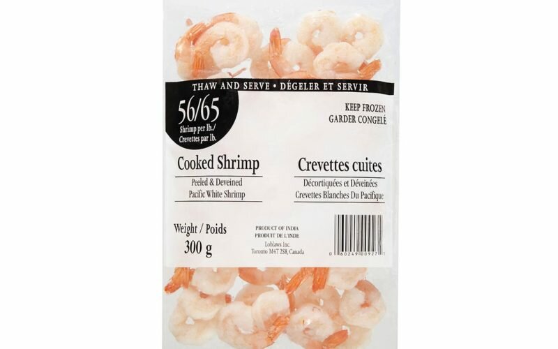 Recall warning: pre-packaged cooked shrimp
